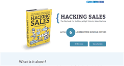 Desktop Screenshot of hackingsales.com