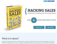 Tablet Screenshot of hackingsales.com